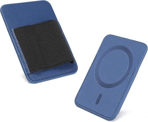 okcsc Magnetic DAC Case, DAC Pocket, Cell Phone Back Clip DAC accesorries, Black Single Pocket | 2kg Strong Hold | PU Leather + Elastic Storage, Black Single Bag in Saudi Arabia