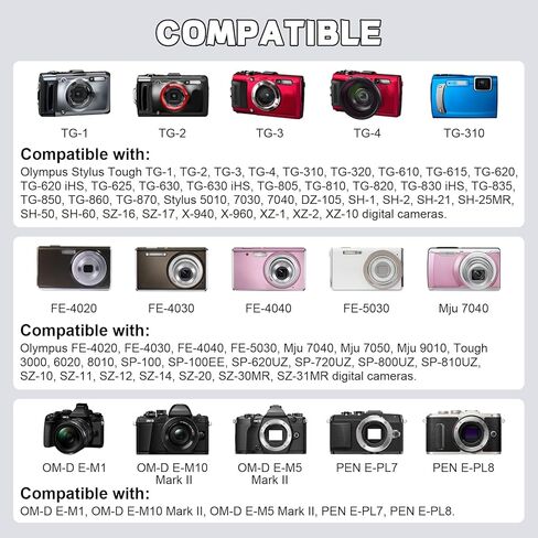 CB-USB8 USB6 CB-USB5 Cable Compatible with Olympus Tough TG-870 TG-860 TG-850 TG-835 TG-830 TG-820 TG-810 TG-630 TG-610 TG-320 TG-310, Stylus 1050SW 790SW 720SW 710 600, 4.9ft (USB Type-C plug) in Saudi Arabia