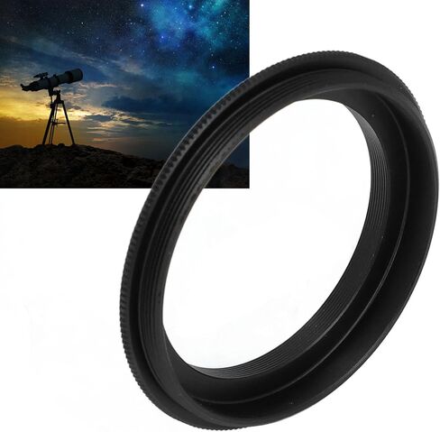Cuifati M56X0.75mm to M48X0.75mm Male Lens Mount Adapter Ring, Lens Adapter Ring to Telescope Eyepiece for Camera, Alloy Telescope Converter Ring in Saudi Arabia