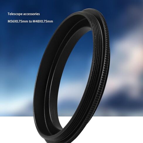 Cuifati M56X0.75mm to M48X0.75mm Male Lens Mount Adapter Ring, Lens Adapter Ring to Telescope Eyepiece for Camera, Alloy Telescope Converter Ring in Saudi Arabia
