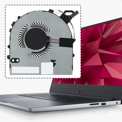 eMagTech CPU Cooling Fan Compatible with Dell Inspiron 15 7560 Internal Laptop CPU Cooler 4-Pin Connector in Saudi Arabia