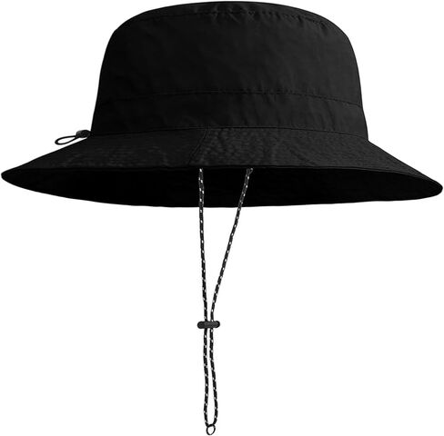 قبعة صيد نسائية سريعة الجفاف وقابلة للتعبئة، قبعة صيفية خفيفة الوزن للمشي لمسافات طويلة في الهواء الطلق مع حزام ذقن قابل للفصل، مقاس متوسط in Kuwait