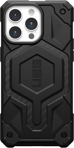 حافظة URBAN ARMOR GEAR UAG متوافقة مع حافظة iPhone 15 Pro Max مقاس 6.7 بوصات Monarch Pro من ألياف الكربون مغناطيس مدمج متوافق مع شحن MagSafe غطاء واقٍ متين مقاوم للسقوط in Kuwait