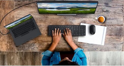 Dell KM5221W Keyboard RF Wireless QWERTY US International Black, 0580-AJRC (QWERTY US International Black) in Saudi Arabia