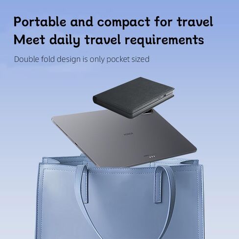 Leather Folding Bluetooth Number Pad Touchpad with Calculato Keypad Bluetooth 5.0, Multi-Device Connectivity, Portable Numeric Travel Keypad 23-Keys for Windows 10/11 Tablet, PC, Laptop in Saudi Arabia