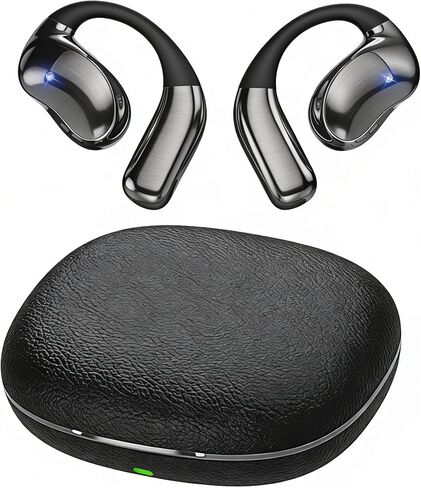 سماعات أذن للنوم من CYBERDRIVE، سماعات أذن جانبية مفتوحة للأذن، سماعات أذن لاسلكية لمدة 60+ ساعة، سماعات رأس ستيريو عالية الدقة، سماعات أذن مع خطافات للأذن، سماعات رياضية للتمرين والجري والسفر in Kuwait