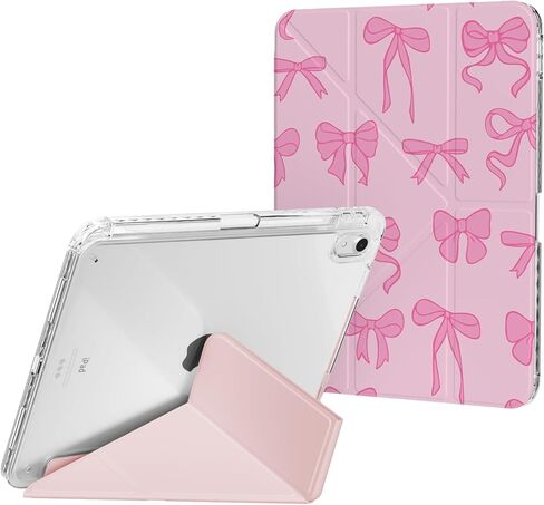 حافظة لجهاز iPad Air 11 بوصة M3 (2025)/ M2 (2024)، حافظة رفيعة لجهاز iPad Air الجيل الخامس/الرابع 10.9 بوصة، حامل صورة الفهد، حامل صورة ثلاثي الطي، غطاء شفاف واقٍ مع حامل قلم رصاص، بني ليوبارد in Kuwait