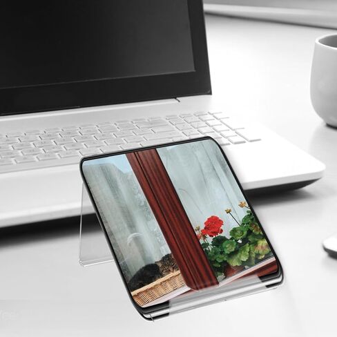 حامل الكمبيوتر اللوحي من الأكريليك الشفاف Mipcase: حامل الهاتف حامل الكمبيوتر اللوحي بدون استخدام اليدين للمكتب والمنزل والمكتب in Saudi Arabia