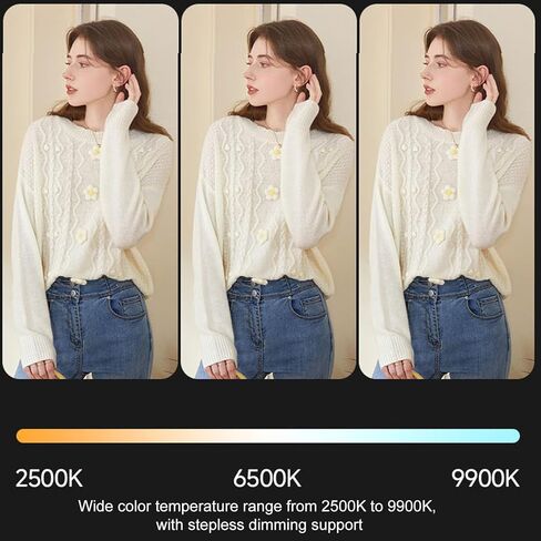 لوحة إضاءة فيديو Gugxiom 100W RGB LED مع Softbox، إضاءة استوديو التصوير الفوتوغرافي للتحكم في التطبيق، 2500K - 9900K Bi - مصباح ملون قابل للتعتيم لبث مدونة الفيديو، CRI 95+ (قابس أمريكي) in Saudi Arabia