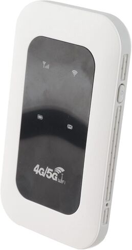 4G 5G WiFi Mobile Hotspot, Portable 4G WiFi Router with 2100mAh Battery, 10 Connected Devices, 300Mbps Pocket Hotspot for Travel Business Trips(Not Applicable to The Americas) in Saudi Arabia