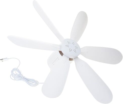 USB Fan 5V1A Hanging Ceiling Fan 6Leaves For Camping And Travel Tent Fan 5V 5W Quiet Operate in Saudi Arabia