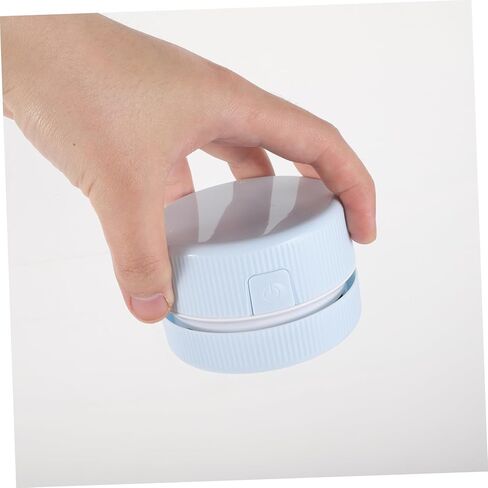2pcs Mini Portable Vacuum Cleaner for Crumbs and Dust Handheld Desktop Electric Dust Collector for Office Keyboard Furniture and Car Cleaning in Saudi Arabia