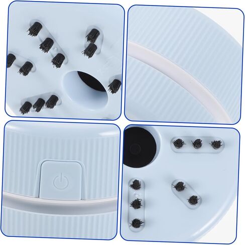 2pcs Mini Portable Vacuum Cleaner for Crumbs and Dust Handheld Desktop Electric Dust Collector for Office Keyboard Furniture and Car Cleaning in Saudi Arabia