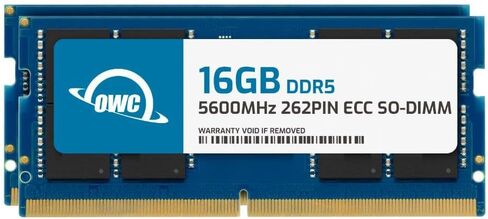 OWC 64GB (2x32GB) DDR5 5600 PC5-44800 CL46 2Rx8 262-pin 1.1V ECC Unbuffered SODIMM Memory RAM Module Upgrade Kit for Select Laptops or All-in-One Systems in Saudi Arabia
