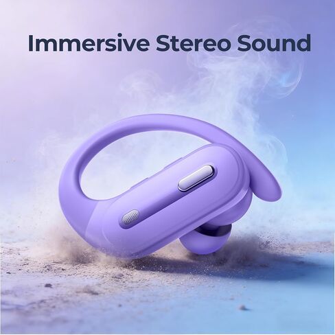 Wireless Earbuds Bluetooth 5.3 with 90H Playtime, Over-Ear Sports Headphones with Earhooks, Wireless Charging Case & LED Power Display, Waterproof for Workout in Saudi Arabia