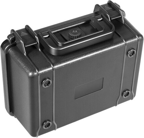Heavy Duty Carrying Case Compatible with Garmin Xero C1 Pro Chronograph for Range Shooting, Waterproof Storage Hard Shell Organizer with Custom Foam, Accessory Pocket, Lockable (Black) in Saudi Arabia