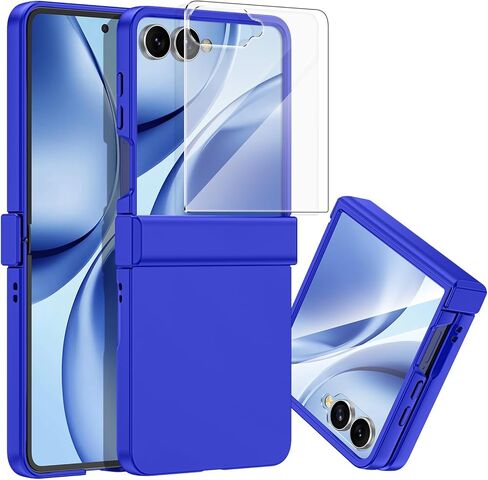 حافظة Btscase لهاتف Samsung Galaxy Z Flip 7 2025 مع حماية مفصلية وواقي شاشة مدمج، حماية من السقوط من الدرجة العسكرية، غطاء هاتف متين مقاوم للصدمات لكامل الجسم مضاد لبصمات الأصابع، وردي in Kuwait