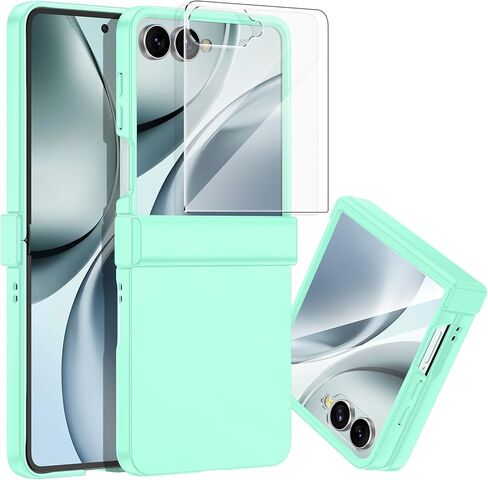 حافظة Btscase لهاتف Samsung Galaxy Z Flip 7 2025 مع حماية مفصلية وواقي شاشة مدمج، حماية من السقوط من الدرجة العسكرية، غطاء هاتف متين مقاوم للصدمات لكامل الجسم مضاد لبصمات الأصابع، وردي in Kuwait