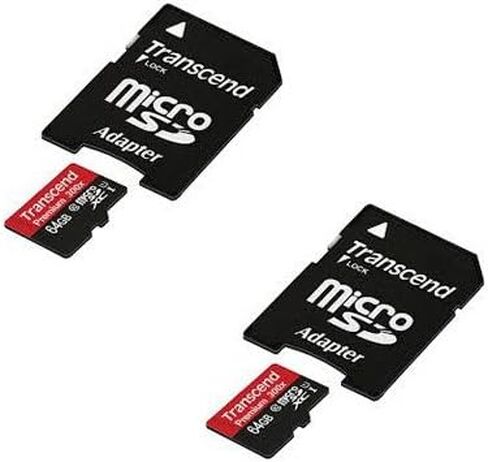 DJI Inspire 1 Quadcopter Drone Memory Card 2 x 64GB microSDHC Memory Card with SD Adapter (2 Pack) in Saudi Arabia