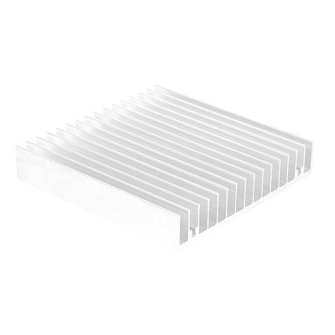 Veemoon بالوعة الحرارة الألومنيوم عالية الطاقة 100 × 100 × 18 مم لتبريد رقاقة وحدة المعالجة المركزية LED، مشعاع ملحقات الكمبيوتر مناسب لتبريد الإلكترونيات in Kuwait