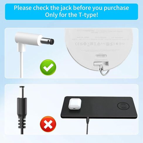 15V DC Power Adapter for Belkin Boost Charge Pro Compatible with Belkin WIZ009 K7SWIZ009 WIZ010 WIZ016 WIZ017 WIZ017TT WH BK 3-in-1 Charging Station 2ACR040G NJ 2ACR040GNJ Power Cord Charger in Saudi Arabia