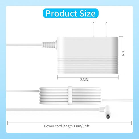 15V DC Power Adapter for Belkin Boost Charge Pro Compatible with Belkin WIZ009 K7SWIZ009 WIZ010 WIZ016 WIZ017 WIZ017TT WH BK 3-in-1 Charging Station 2ACR040G NJ 2ACR040GNJ Power Cord Charger in Saudi Arabia