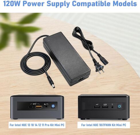19V Power Cord Charger Adapter Compatible with Intel NUC 13 10 14 12 11 Pro Kit Mini NUC10i7FNH Power Supply Replacement PERFEIDY Power Supply Cord Charger PSU in Saudi Arabia