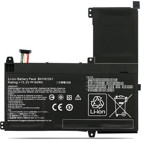 بطارية كمبيوتر محمول B41N1341 B41BN95 0B200-00960000 متوافقة مع سلسلة ASUS Q502LA Q502 Q502L Q502LA Q502LA-BBI5T12 Q502LA-BBI5T14 Q502LA-BBI5T15 (15.2 فولت 64 وات) in Kuwait