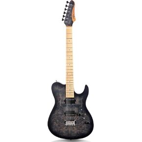 Volgoa TN2 Solid Body Electric Guitar with Roasted Maple Neck and Mahogany Body (Red) in Saudi Arabia