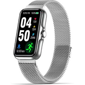 جهاز تتبع اللياقة البدنية مع معدل ضربات القلب المستمر 24/7، مراقب الأكسجين في الدم، ساعة ذكية مع مراقب النوم، IP68 مقاوم للماء، عداد الخطوات للنساء والرجال in Kuwait