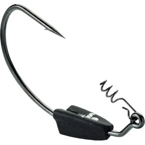 VMC, Heavy Duty Weghted Swimbait Hook, 7/0 Hook Size, 1/4 oz, Black/Nickel, Package of 4, HDWSB14#7/0BNPP in Kuwait