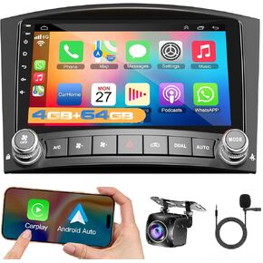 راديو ترقية ستيريو للسيارة 4G+64G لسيارة Lexus IS250 IS350 2006-2012، شاشة لمس 10.1 بوصة Android 12 ستيريو يدعم Carplay اللاسلكي/Android Auto/WiFi/GPS/Bluetooth5.2/كاميرا احتياطية/FM/SWC in Kuwait