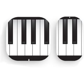 غلاف MightySkins متوافق مع نظام Eero Home WiFi + 1 منارة - مفاتيح البيانو | غطاء ملتف واقٍ ومتين وفريد ​​من نوعه من الفينيل | سهل التطبيق والإزالة وتغيير الأنماط | صنع في الولايات المتحدة الأمريكية in Kuwait