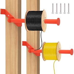 Stud Wire Dispenser,2 Pack Cable Dispenser, Heavy Duty 300LB Rated, Fits 2x4 2x6 Wood Studs for Fast Tangle-Free Cable Unwinding in Saudi Arabia