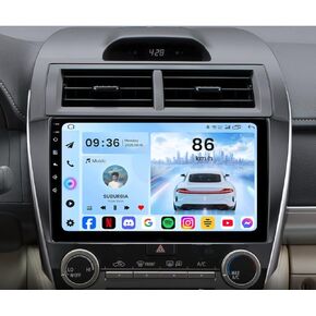 [4+64G] Android 13 Car Stereo with Wireless Apple Carplay & Android Auto for Toyota Camry 2015-2017 10.1" Touchscreen Radio Upgrade with AHD Camera,GPS Navigation,SWC,WiFi,FM,Bluetooth in Kuwait