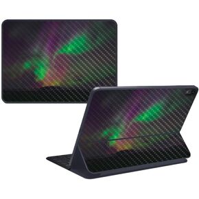 MightySkins Carbon Fiber Skin for Apple iPad Pro Smart Keyboard 12.9" (2018) - Eridanus - Protective, Durable Textured Carbon Fiber Finish - Easy to Apply, Remove, and Change Styles - Made in The USA in Saudi Arabia