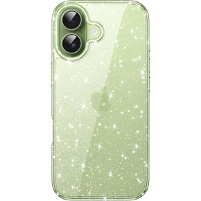 JETech Glitter Case for iPhone 17, Clear in Saudi Arabia