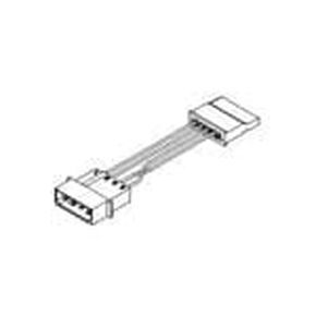 موليكس/والدوم، 88751-1311، مجموعة الكابلات PVC 0.152 م 18AWG SATA إلى SATA 15 إلى 15 POS M-F حقيبة تجعيد (5 عناصر/عناصر) in Kuwait