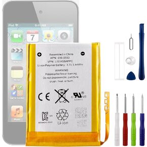 بطارية 616-0553 3.7 فولت 930 مللي أمبير في الساعة، متوافقة مع iPod Touch 4 (الجيل الرابع) A1367، تأتي مع أداة تركيب البطارية in Kuwait