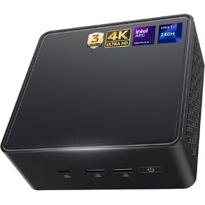 ASUS NUC 15 Pro AI Mini PC لـ Intel NUC، Ultra7 255H(16C/16T، حتى 5.1 جيجاهرتز) كمبيوتر صغير، 32 جيجابايت DDR5 Ram & 1 تيرابايت PCIe 4.0 SSD، Intel Arc Gpu/AI Ready/NPU مع AI Boost/Type C 3.2/BT5.4/WiFi7/8K/Win11 Pro in Kuwait