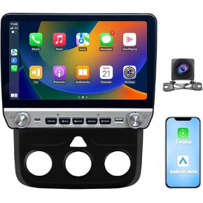 راديو ستيريو للسيارة Android 14 لسيارة Dodge Ram 1500 2500 3500 2013-2019 مدمج في Carplay/Android Auto 9.7 بوصة وحدة رئيسية طراز Tesla IPS شاشة تعمل باللمس مع DSP Bluetooth GPS، FM WiFi، دليل AC فقط in Kuwait