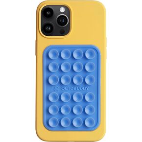 OCTOBUDDY Classic MAX - Silicone Suction Phone Case Adhesive Mount | Hands-Free, Strong Grip Holder for Selfies and Videos - iPhone and Android Compatible - 2.6″ x 3.9″, Chalk Pink in Kuwait