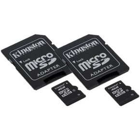Coleman CVW9HD Camcorder Memory Card 2 x 4GB microSDHC Memory Card with SD Adapter (2 Pack) in Kuwait