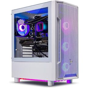 Skytech Gaming Azure 3 Desktop PC ، Ryzen 7 7800x3d 4.2 GHz (5GHz Turbo) ، NVIDIA RTX 5060 TI 16GB ، 1TB GEN4 NVME SSD ، 32GB DDR5 RAM 6000 RGB ، 650W GOLD PSU ، 360MM ARGB AIO ، WI-FI ، WIN 11 in Saudi Arabia