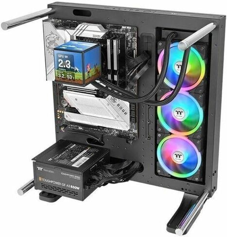 مبرد سائل Thermaltake MINECUBE 360 Ultra CPU؛ متوافق مع إنتل/إيه إم دي؛ 3 × 120 مم 500 ~ 2000 دورة في الدقيقة سوافان EX ARGB؛ ماج فورس 2.0. شاشات LCD 4X 3.95 TFT؛ شفرات المروحة القابلة للتبديل؛ أسود؛ CL-W481-PL12SW-A in Saudi Arabia