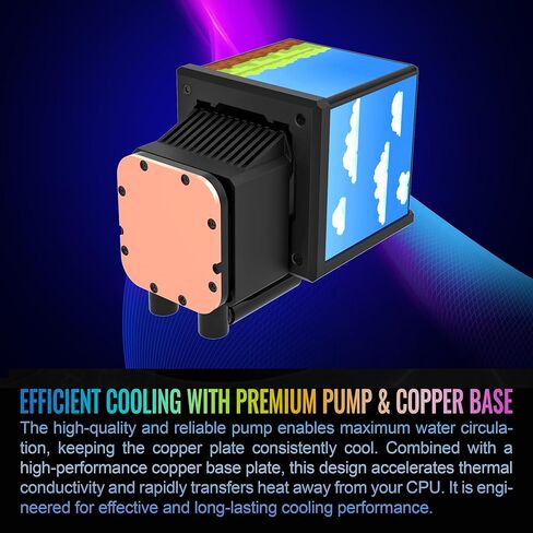 مبرد سائل Thermaltake MINECUBE 360 Ultra CPU؛ متوافق مع إنتل/إيه إم دي؛ 3 × 120 مم 500 ~ 2000 دورة في الدقيقة سوافان EX ARGB؛ ماج فورس 2.0. شاشات LCD 4X 3.95 TFT؛ شفرات المروحة القابلة للتبديل؛ أسود؛ CL-W481-PL12SW-A in Saudi Arabia