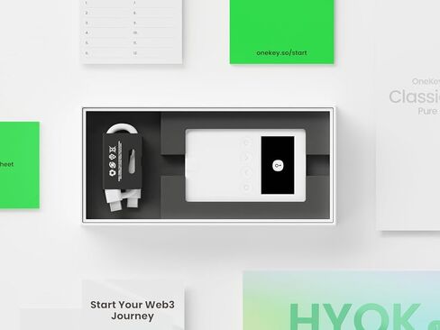 محفظة أجهزة تشفير نقية OneKey مفتوحة المصدر جديدة EAL6 + رقاقة غير متصلة بمفتاح FIDO للتخزين البارد MetaMask بدون بطارية in Kuwait