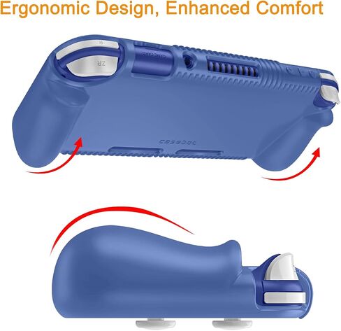 Fintie Bundle: Soft Silicone Case for Nintendo Switch Lite 2019, Anti-Slip Protective Cover w/Ergonomic Grip + Game Card Case for Switch Games, 24 Slots Card & 24 Slots Micro SD Card Storage Box in Saudi Arabia