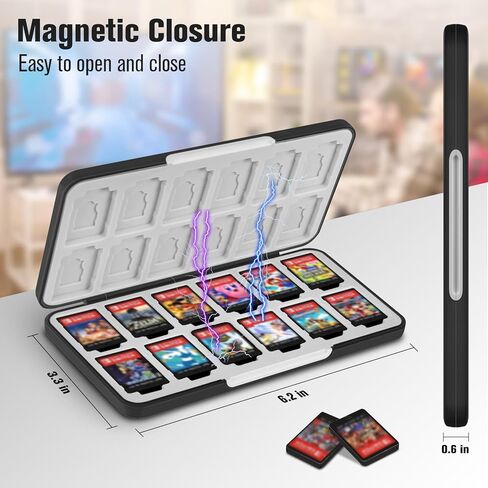 Fintie Bundle: Soft Silicone Case for Nintendo Switch Lite 2019, Anti-Slip Protective Cover w/Ergonomic Grip + Game Card Case for Switch Games, 24 Slots Card & 24 Slots Micro SD Card Storage Box in Saudi Arabia