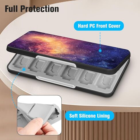 Fintie Bundle: Soft Silicone Case for Nintendo Switch Lite 2019, Anti-Slip Protective Cover w/Ergonomic Grip + Game Card Case for Switch Games, 24 Slots Card & 24 Slots Micro SD Card Storage Box in Saudi Arabia